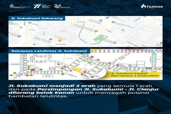 Mohon Perhatian Warga Bandung Mulai Hari Ini Ada Rekayasa Lalin Di