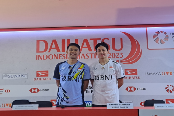 Babak 32 Besar Indonesia Masters 2023 Fajar Rian Menangi Perang