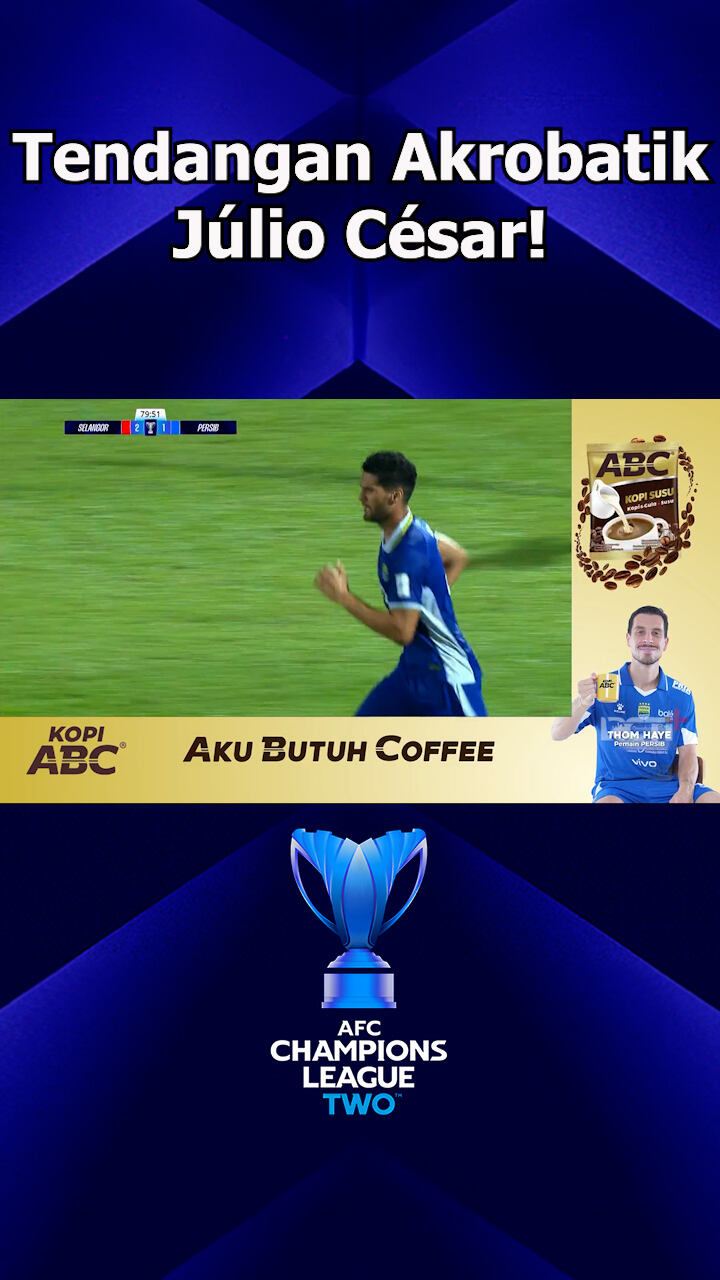 Tendangan Akrobatik Julio Cesar