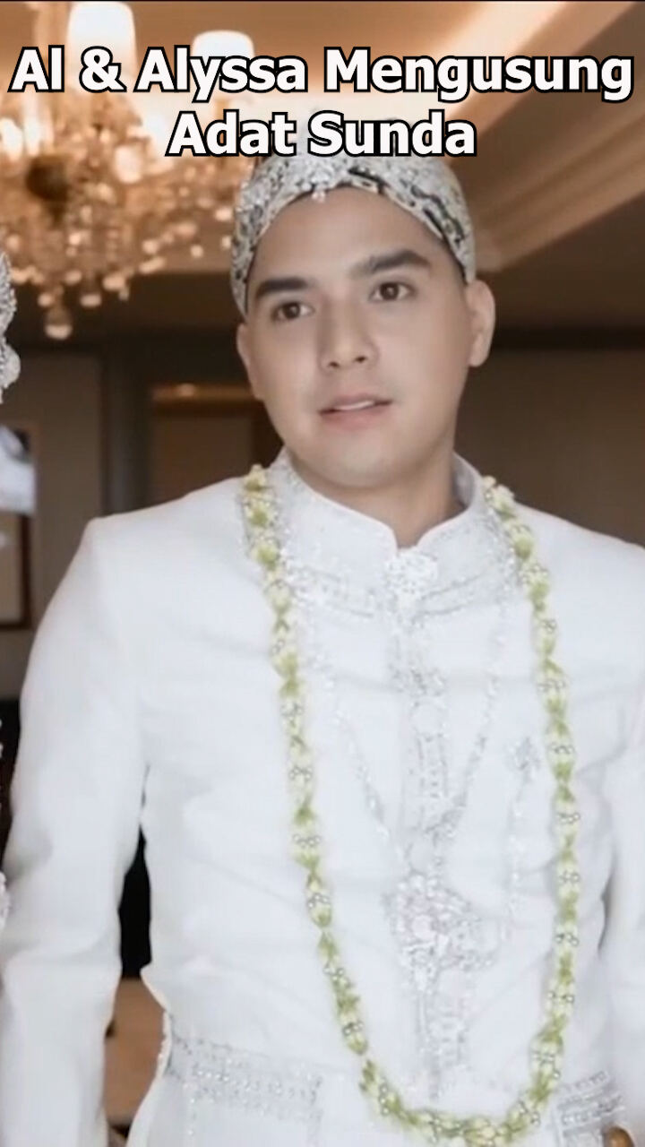 Akad Nikah Al Dan Alyssa Mengusung Adat Sunda