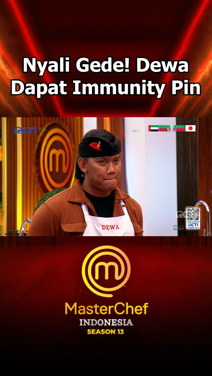 Nyali Gede Dewa Dapat Immunity Pin
