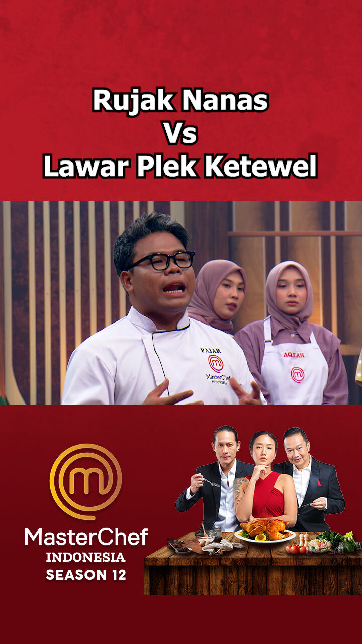 Rujak Nanas Vs Lawar Plek Ketewel