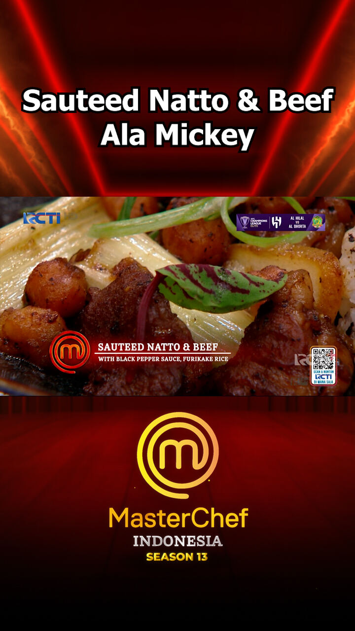 Sauteed Natto Beef Ala Mickey