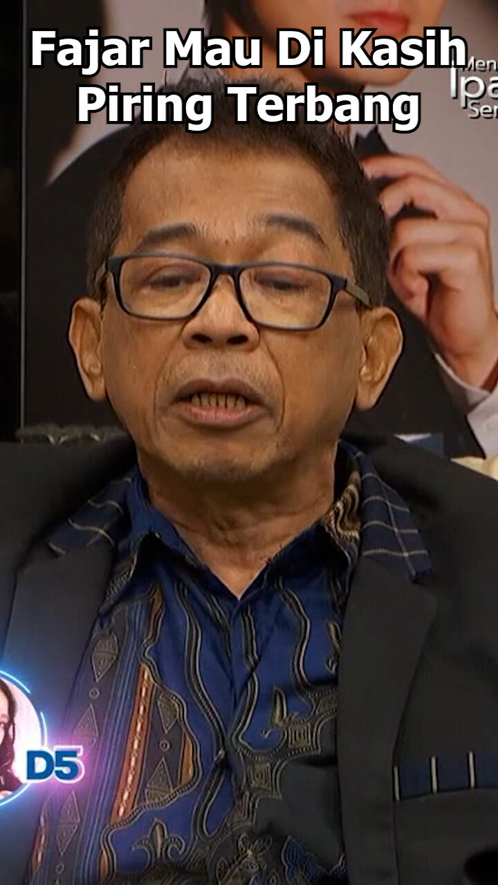 Fajar Mau Di Kasih Piring Terbang