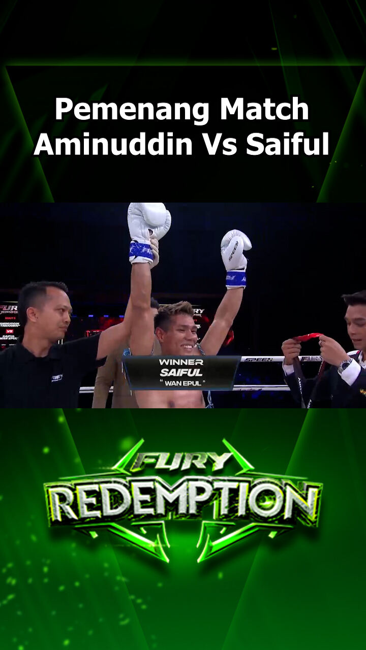 Pemenang Match Aminuddin Vs Saiful