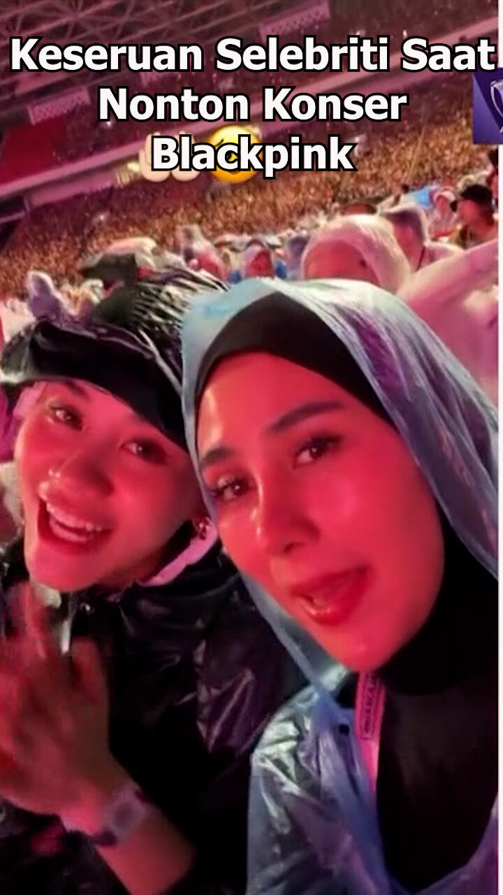 Keseruan Selebriti Saat Nonton Konser Blackpink