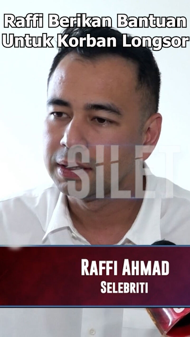 Raffi Berikan Bantuan Untuk Korban Longsor