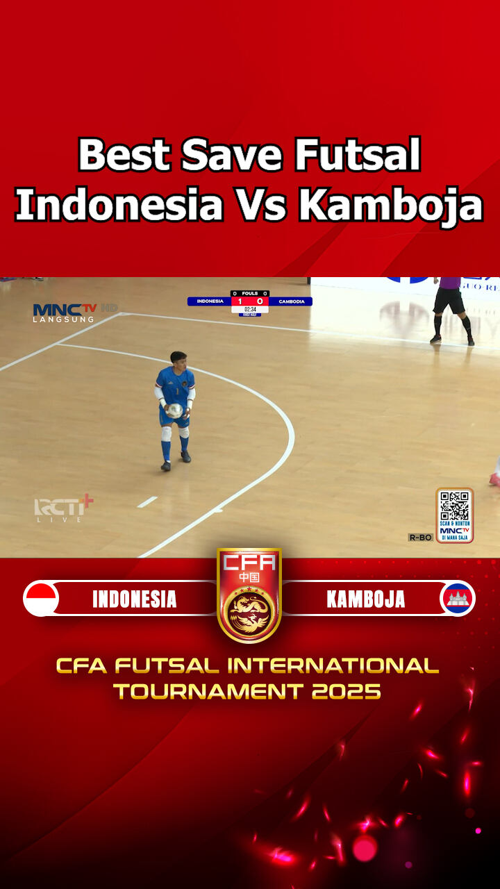Best Save Futsal Indonesia Vs Kamboja