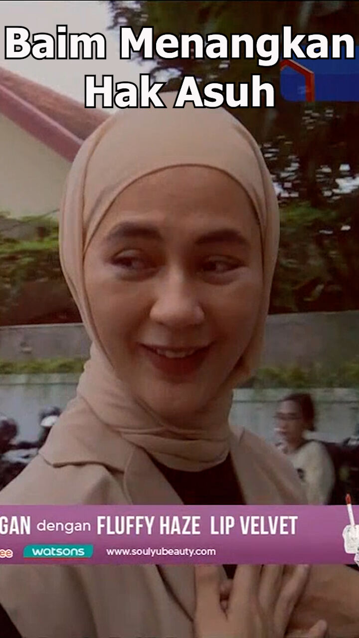 Baim Menangkan Hak Asuh