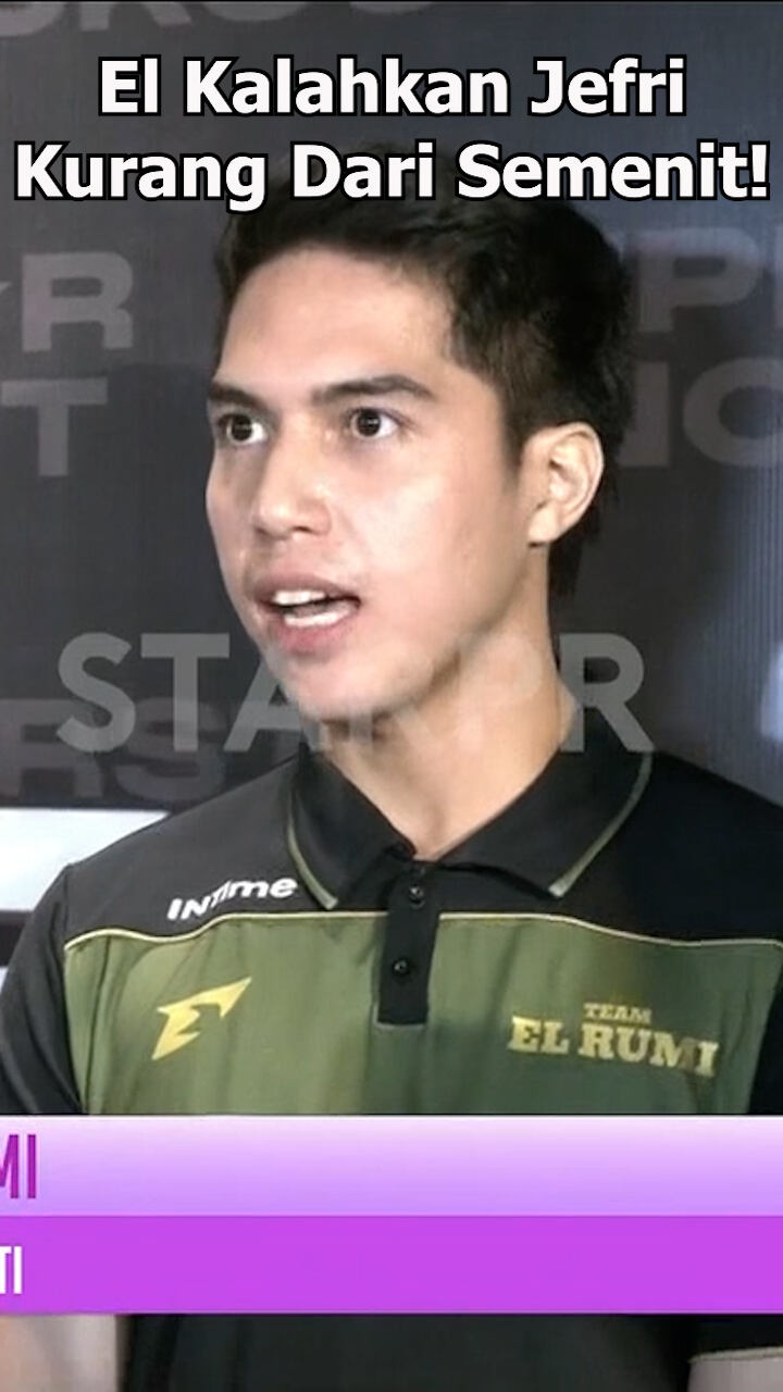 El Kalahkan Jefri Kurang Dari Semenit