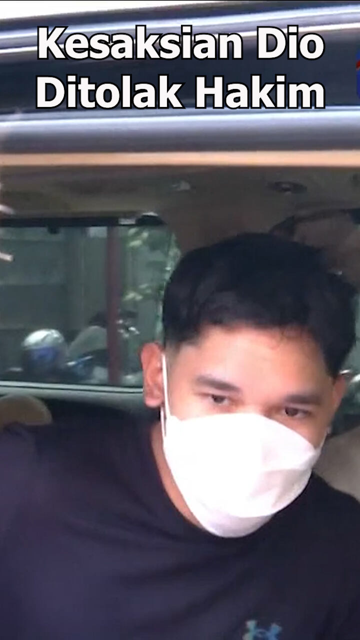 Kesaksian Dio Ditolak Hakim