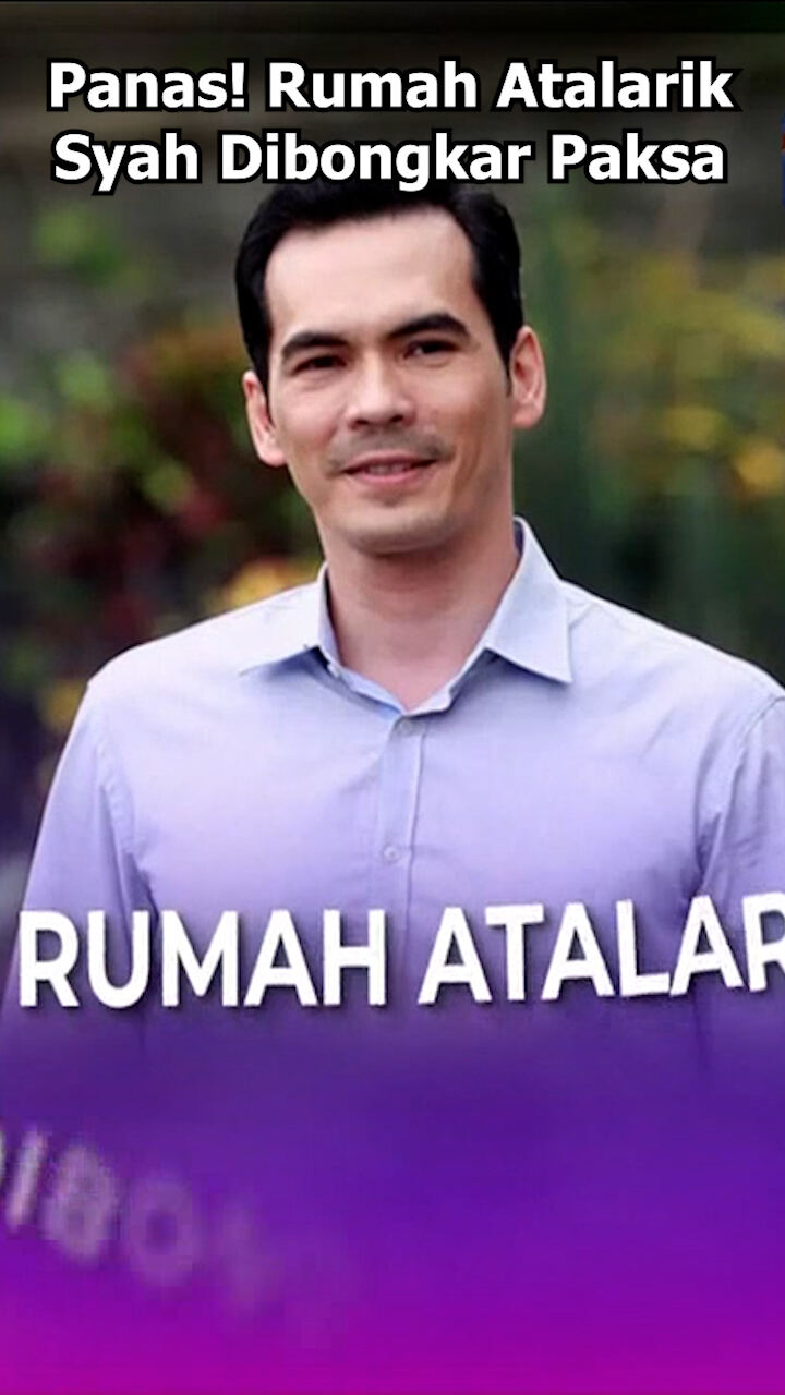 Panas Rumah Atalarik Syah Dibongkar Paksa