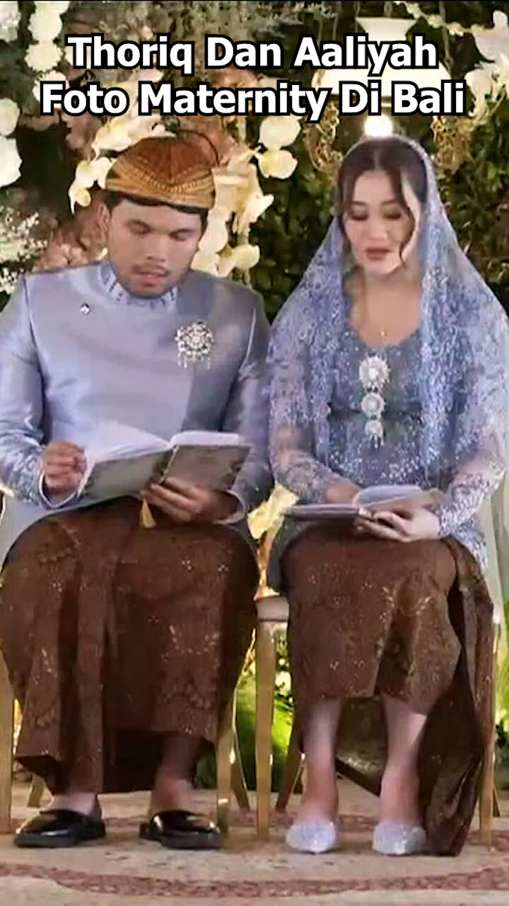 Thoriq Dan Aaliyah Foto Maternity Di Bali