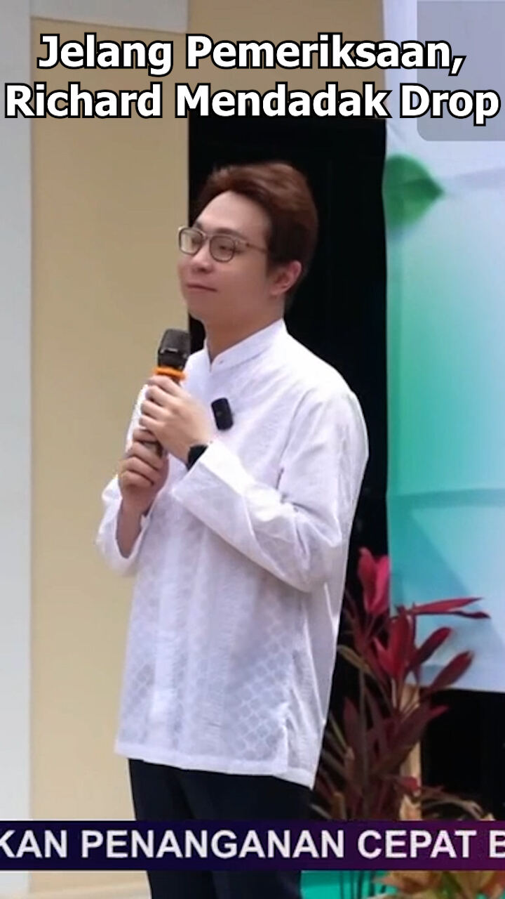 Jelang Pemeriksaan Richard Mendadak Drop