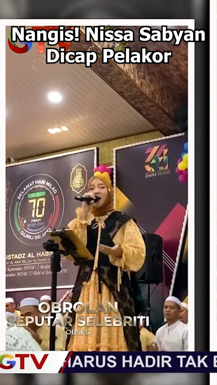 Nangis Nissa Sabyan Dicap Pelakor