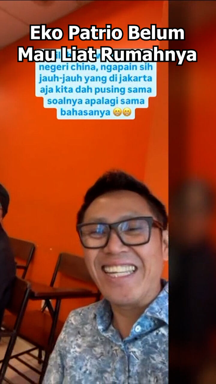 Eko Patrio Belum Mau Liat Rumahnya