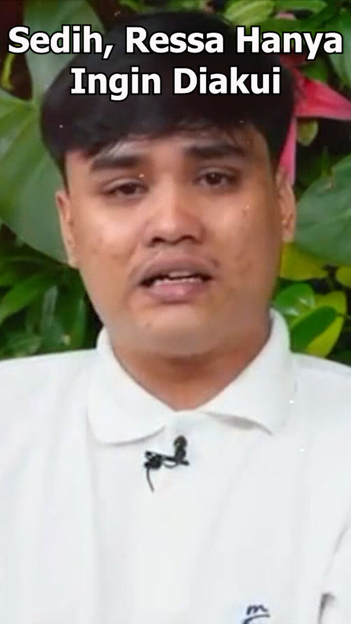 Sedih Ressa Hanya Ingin Diakui