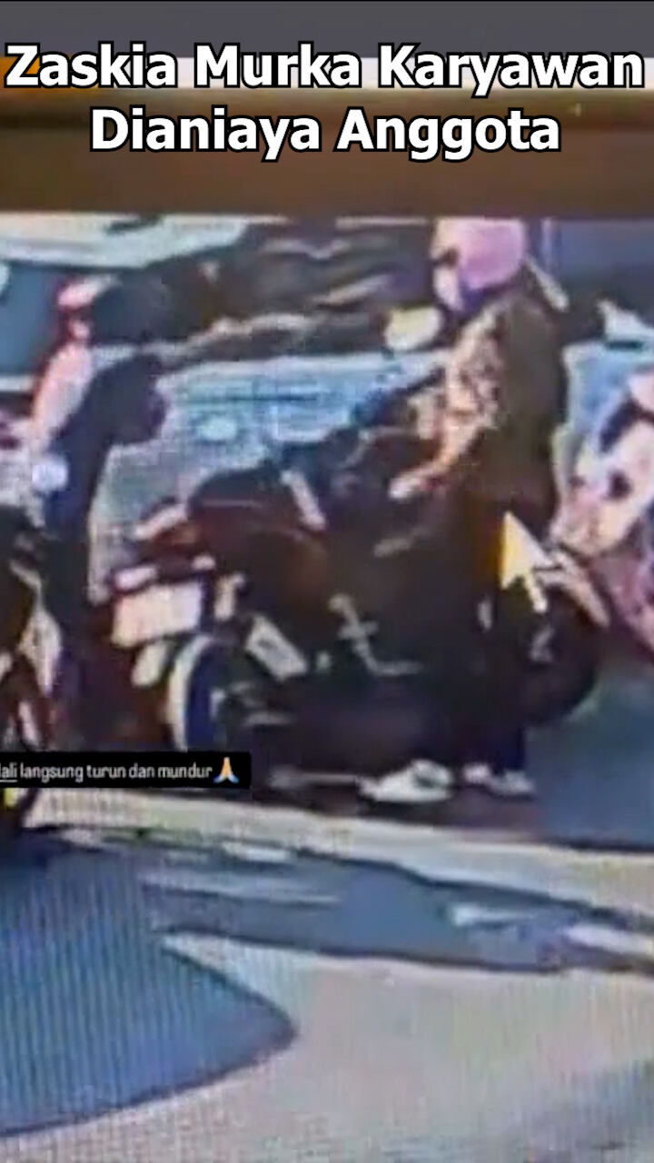 Zaskia Murka Karyawan Dianiaya Anggota