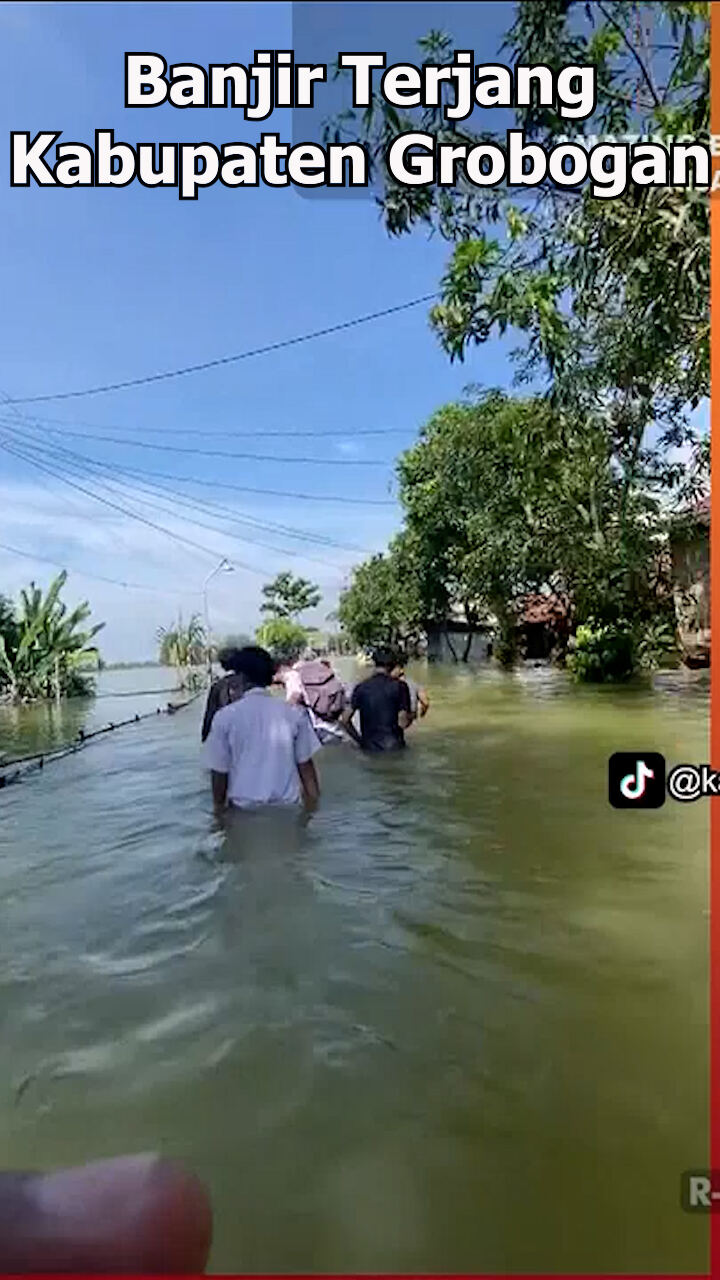 Banjir Terjang Kabupaten Grobogan