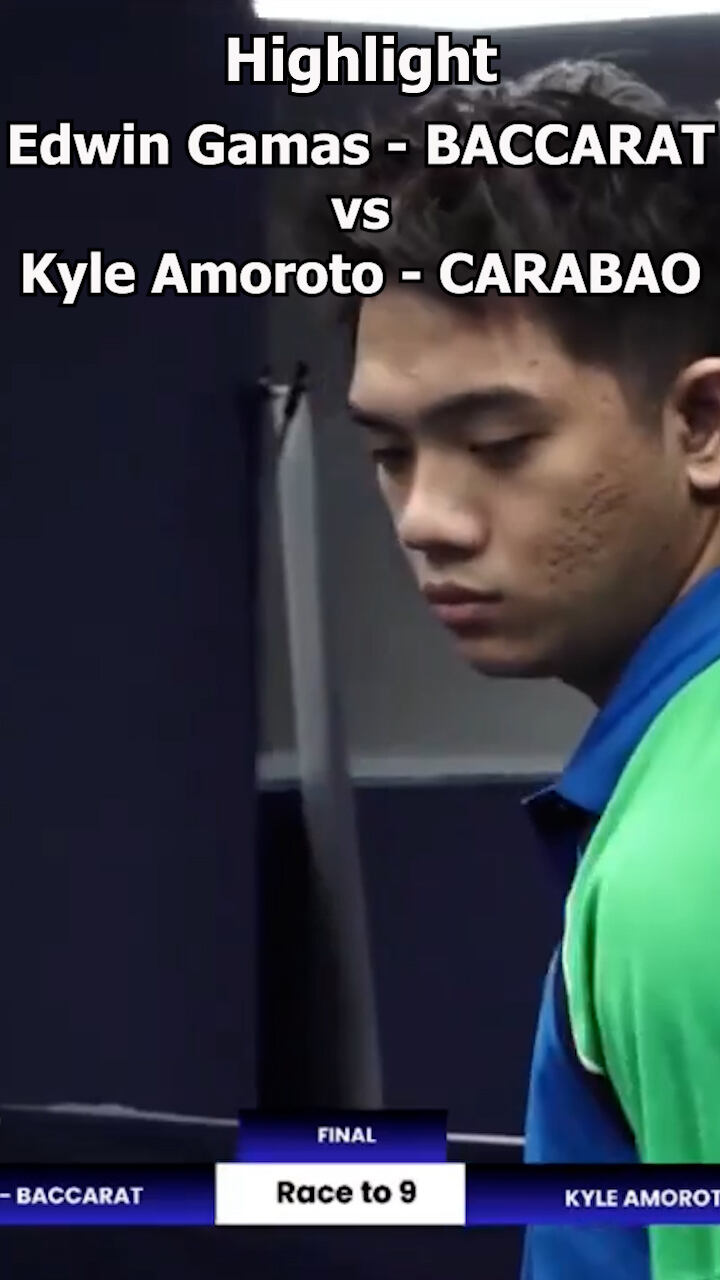 Highlight Edwin Gamas - Baccarat Vs Kyle Amoroto - Carabao