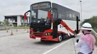 Bus Listrik Merah Putih Buatan Perguruan Tinggi Nasional Siap Dukung KTT G20