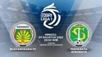 Link Live Streaming Liga 1 2022: Bhayangkara FC vs Persebaya Surabaya