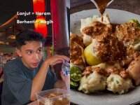 Apes! Pria Ini Baru Sadar Makan Siomay Rp80 Ribu Non Halal setelah Santap Setengah Porsi