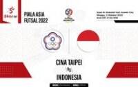 Prediksi dan Link Live Streaming Timnas Futsal Indonesia vs Cina Taipei di Piala Asia Futsal 2022