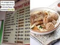 Harga Menu di Warung Papua Ini Bikin Kantong Menjerit, Semangkuk Bakso Rp100 Ribu