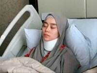 Potret Lesti Kejora Pakai Penyangga Leher usai Di-KDRT Rizky Billar, Ini Fungsinya