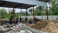 Pembangunan Pengelolaan Sampah Terpadu Desa Ketapang Capai 65 Persen