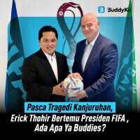 Erick Thohir Bertemu Presiden Fifa Pasca Tragedi Kanjuruhan, Ada Apa Ya?!
