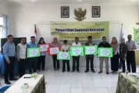 BPJAMSOSTEK Ungaran Serahkan Santunan Jaminan Kematian Kepada 6 Alhi Waris, Total Rp515 Juta