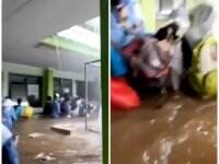 Tewaskan 3 Siswa, Begini Detik-detik Tembok MTSN 19 Pondok Labu Roboh