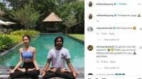 Honeymoon di Bali, Mikha Tambayong dan Suami Mesra Bersepeda Bakar Kalori