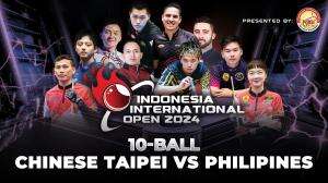 Indonesia International Open 2024 10-Ball Chinese Taipei (Lu Hui Chan) vs Philippines (James Aranas)