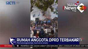 Rumah Anggota DPRD Terbakar