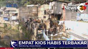 Bakar Sampah, 4 Kios Hangus