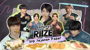 Serunya RIIZE Icip Jajanan Pasar