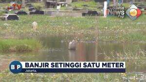 Ratusan Makam Terendam Banjir