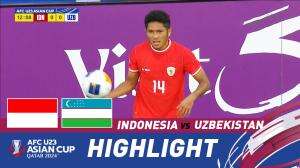 Highlight Indonesia vs Uzbekistan