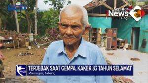 Kakek Selamat dari Gempa