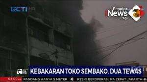 Kebakaran Toko Sembako di Kemayoran