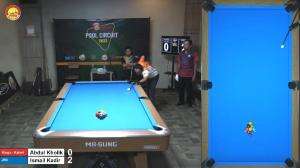 Minimatch POBSI Cup Pelajar Mahasiswa 2023 Abdul Kholik Vs Ismail Kadir