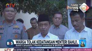 Warga Tolak Kedatangan Menteri Bahlil