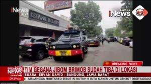 Tim Gegana Jibom Brimob Sudah Tiba Di Lokasi