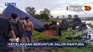 Kecelakaan Beruntun Di Jalur Pantura