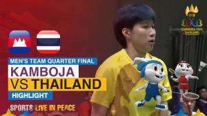 Highlight Badminton Ganda Putra Sea Games Cambodia 2023 Thailand Vs Kamboja