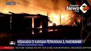 Sepuluh Unit Rumah Terbakar