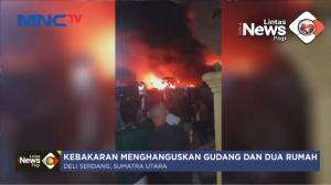 Kebakaran Gudang dan Dua Rumah